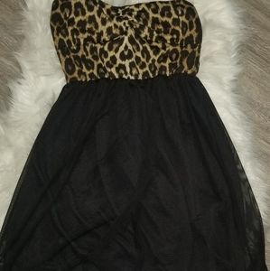 ××.Strapless leopard dress.×× FREE WITH PURCHASE